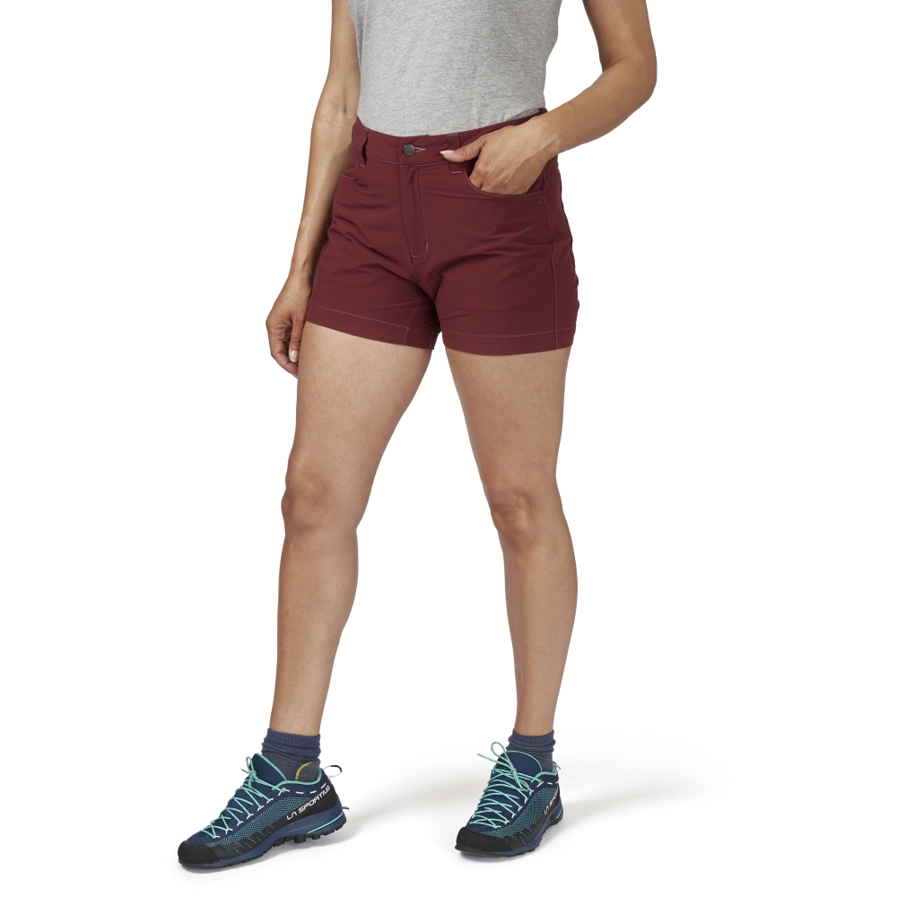 Rab Capstone Shorts 4 Inch Women's Deep Heather QFU-97-DEH broeken online bestellen bij Kathmandu Outdoor & Travel