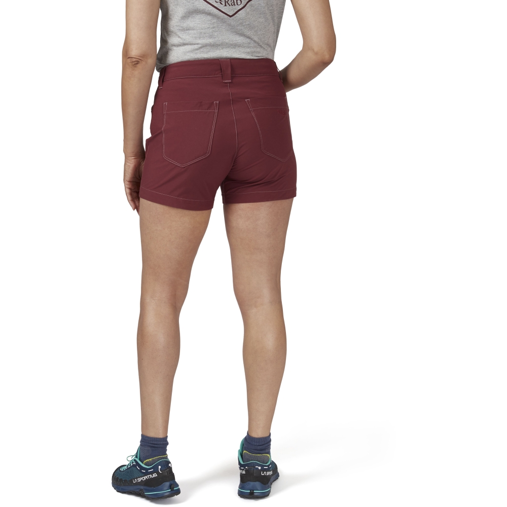 Rab Capstone Shorts 4 Inch Women's Deep Heather QFU-97-DEH broeken online bestellen bij Kathmandu Outdoor & Travel