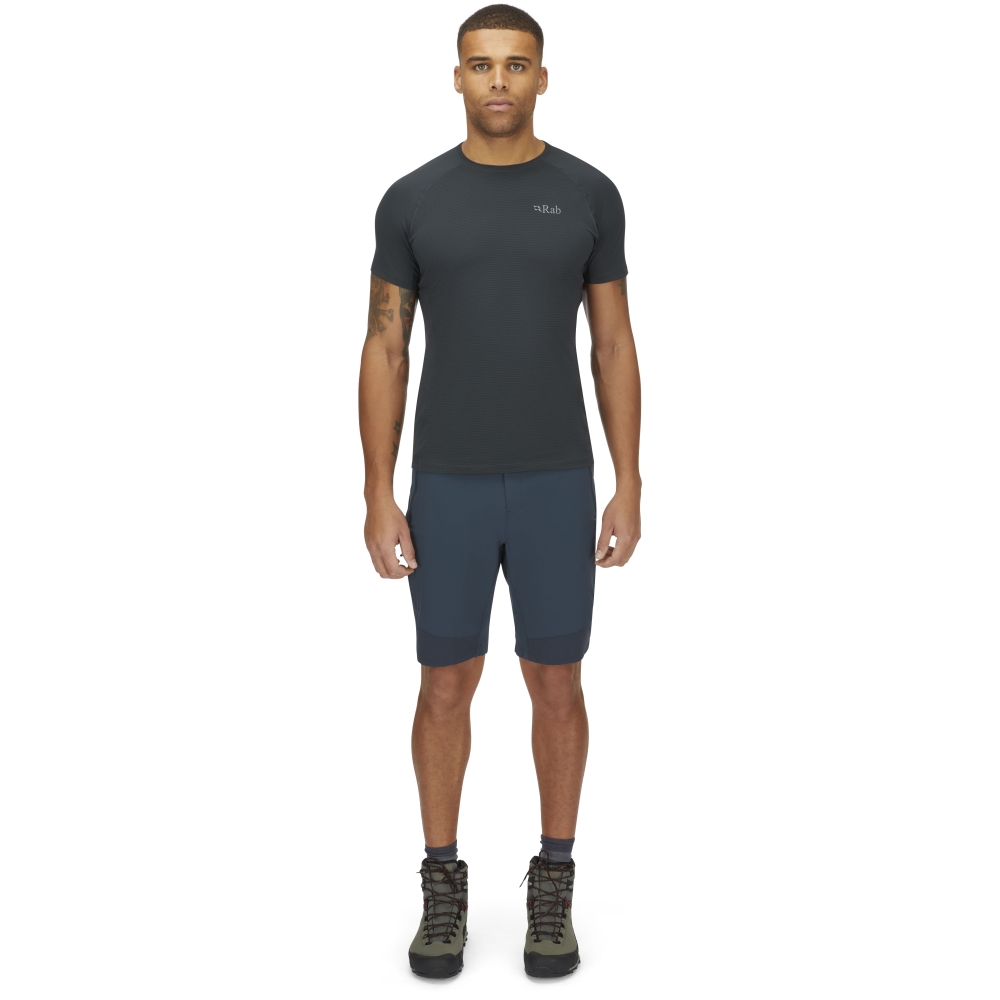 Rab Torque Mountain Shorts 8 Inch Tempest Blue/Deep Ink QFV-96-TMD broeken online bestellen bij Kathmandu Outdoor & Travel