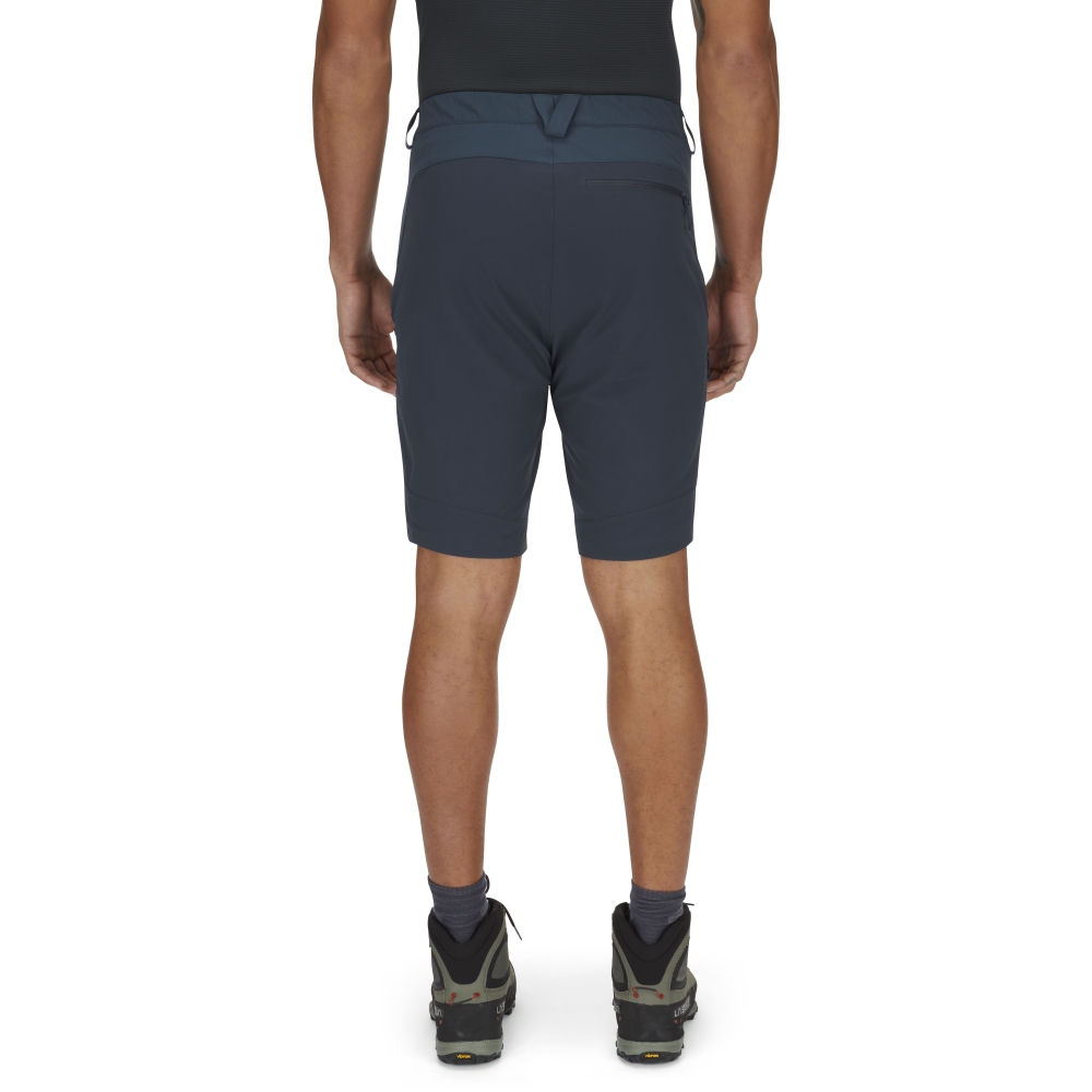 Rab Torque Mountain Shorts 8 Inch Tempest Blue/Deep Ink QFV-96-TMD broeken online bestellen bij Kathmandu Outdoor & Travel