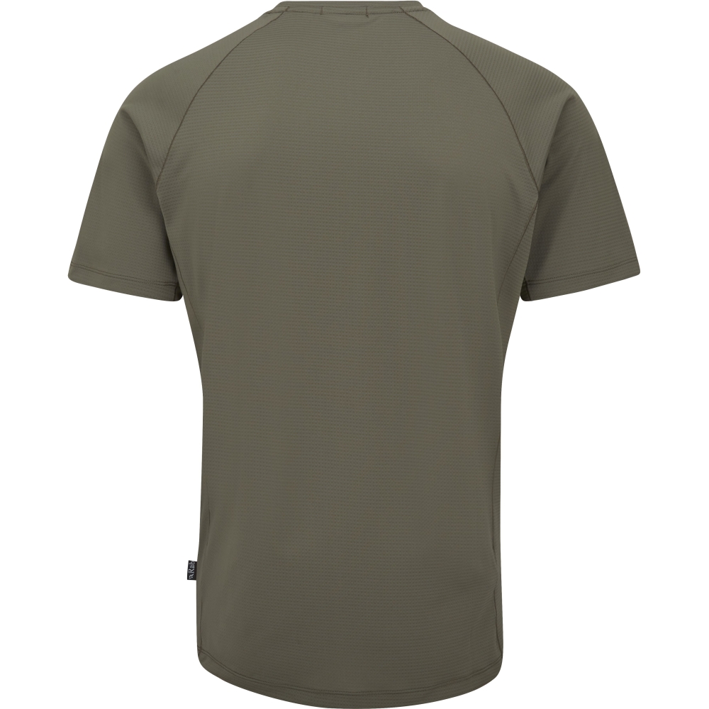 Rab Sonic Tee Light Khaki QBL-01-LKH shirts en tops online bestellen bij Kathmandu Outdoor & Travel