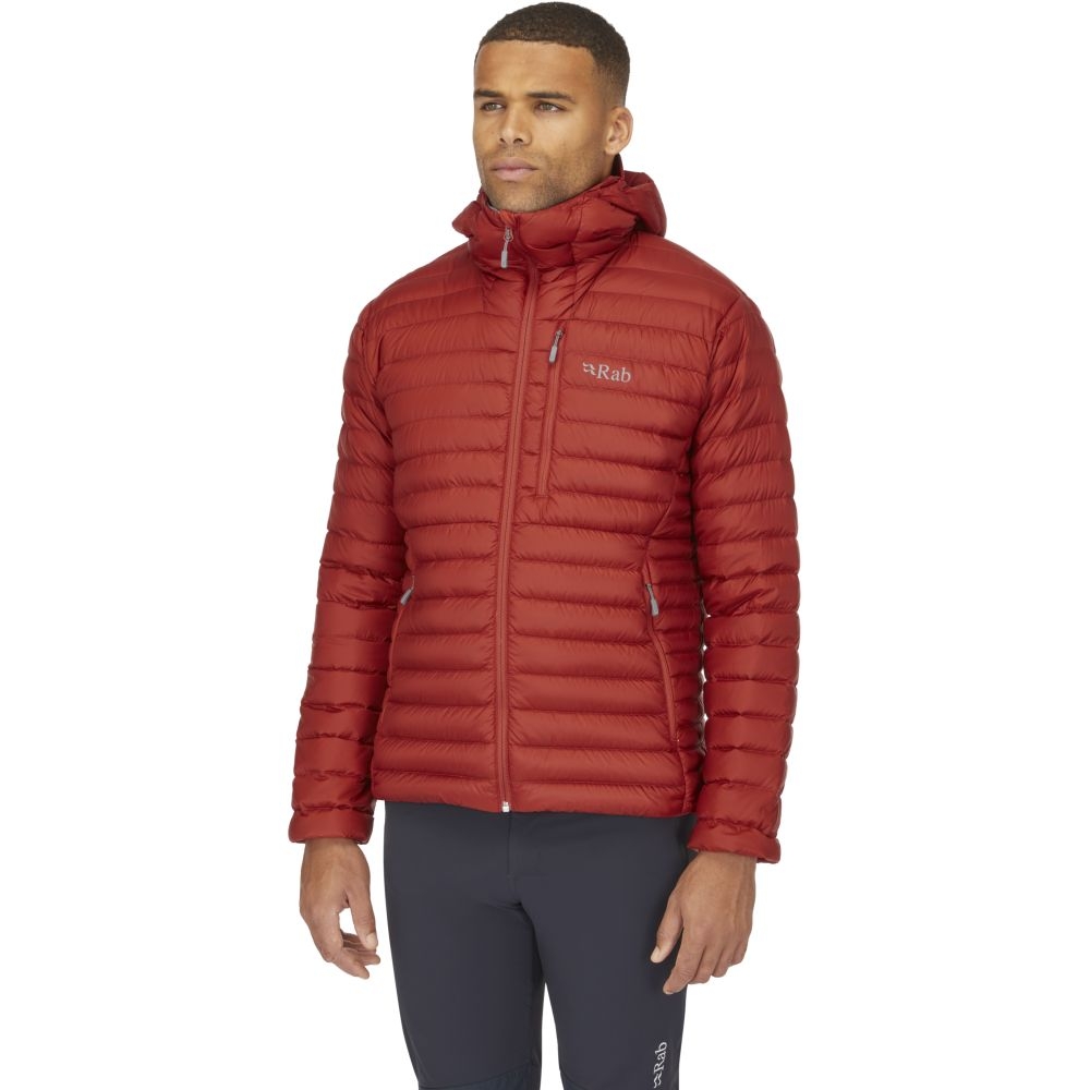 Rab Microlight Alpine Jacket Tuscan Red QDB-12-TRD jassen online bestellen bij Kathmandu Outdoor & Travel