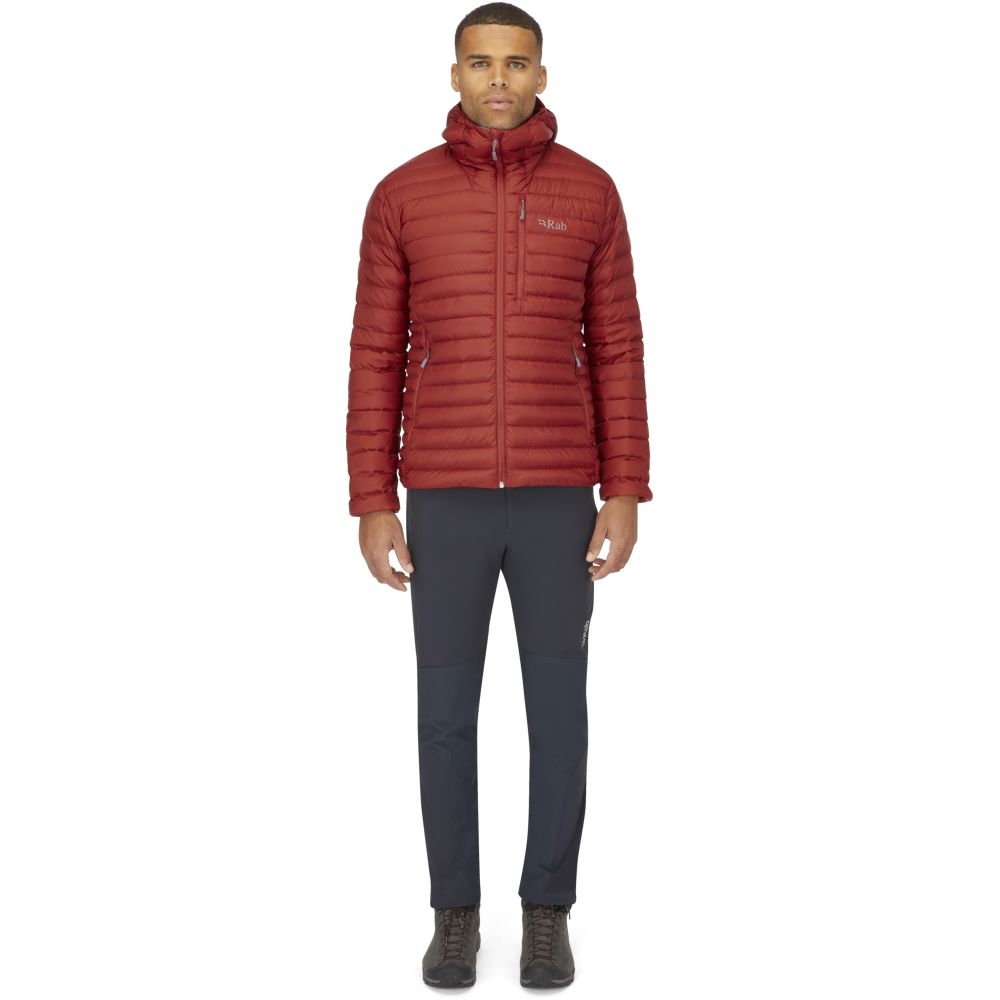 Rab Microlight Alpine Jacket Tuscan Red QDB-12-TRD jassen online bestellen bij Kathmandu Outdoor & Travel