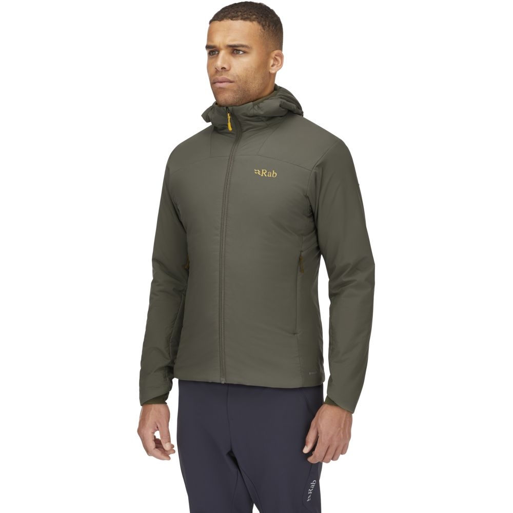 Rab Xenair Alpine Light Jacket Light Khaki QIP-17-LKH jassen online bestellen bij Kathmandu Outdoor & Travel