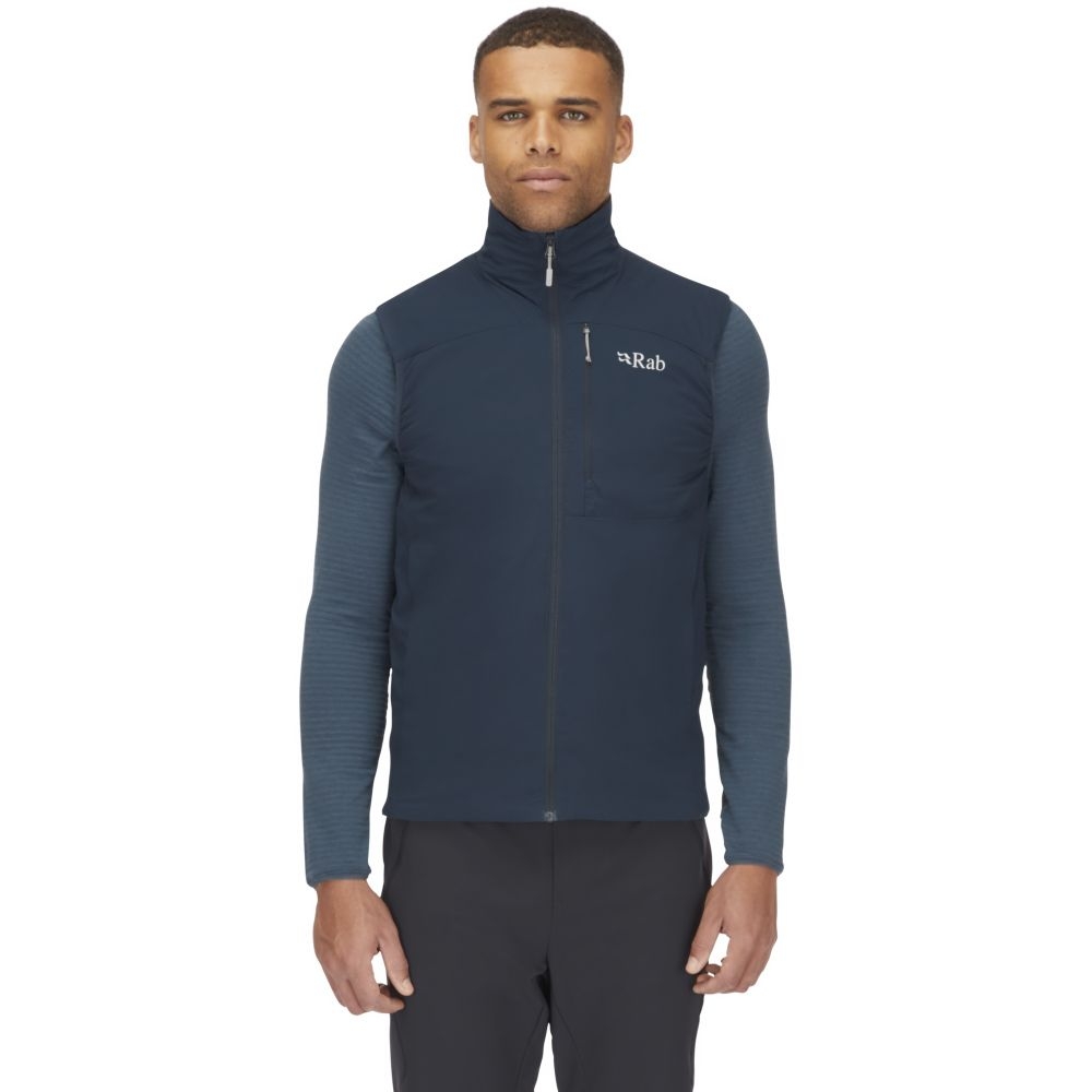 Rab Xenair Vest Tempest Blue QIP-19-TMB jassen online bestellen bij Kathmandu Outdoor & Travel