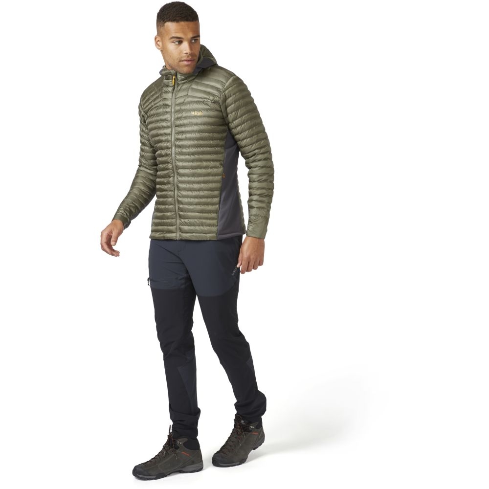 Rab Cirrus Flex 2.0 Hoody Light Khaki QIO-68-LKH jassen online bestellen bij Kathmandu Outdoor & Travel