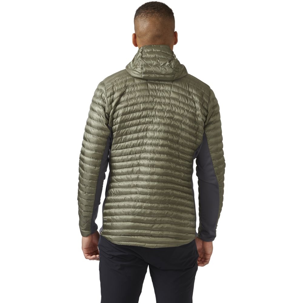 Rab Cirrus Flex 2.0 Hoody Light Khaki QIO-68-LKH jassen online bestellen bij Kathmandu Outdoor & Travel
