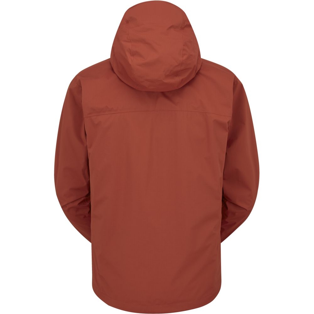 Rab Downpour Light Jacket Tuscan Red QWG-90-TRD jassen online bestellen bij Kathmandu Outdoor & Travel