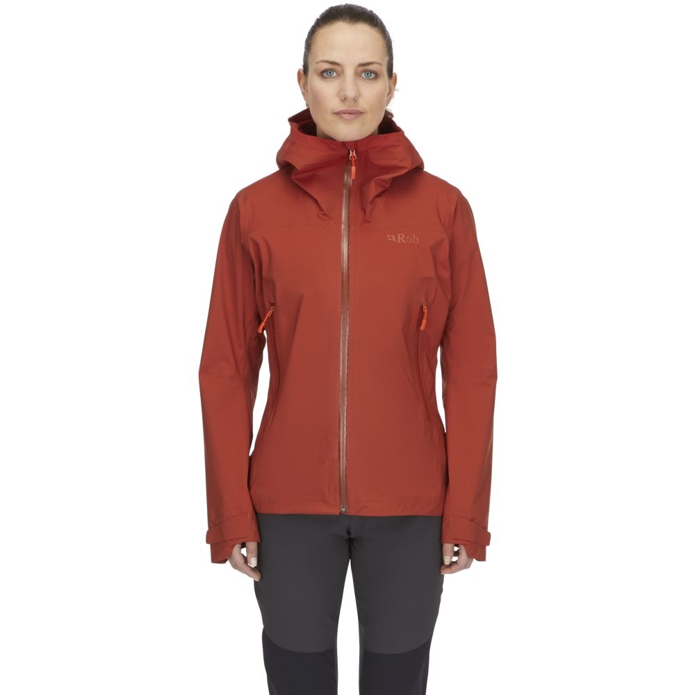 Rab Firewall Light Jacket Women's Tuscan Red QWG-93-TRD jassen online bestellen bij Kathmandu Outdoor & Travel