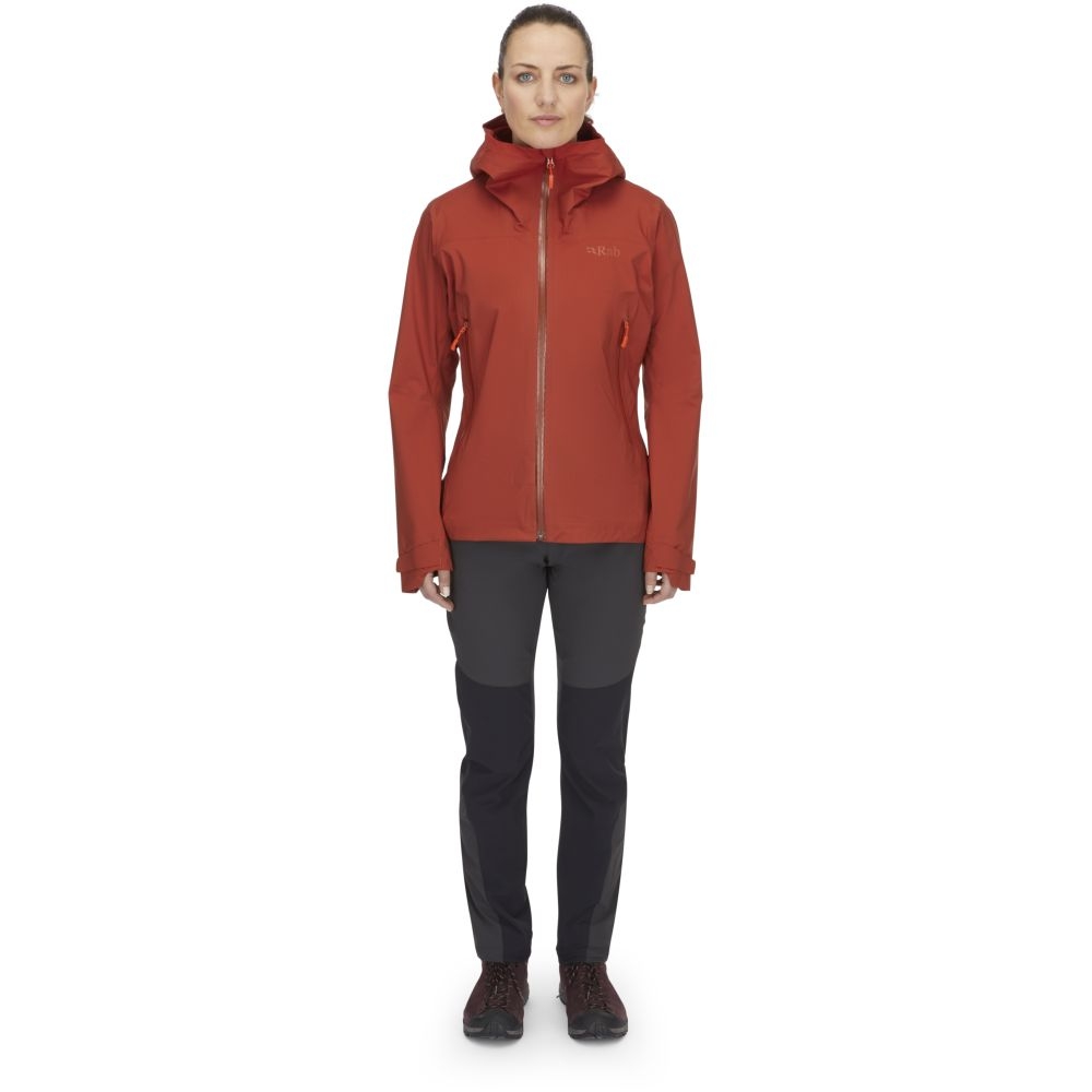 Rab Firewall Light Jacket Women's Tuscan Red QWG-93-TRD jassen online bestellen bij Kathmandu Outdoor & Travel