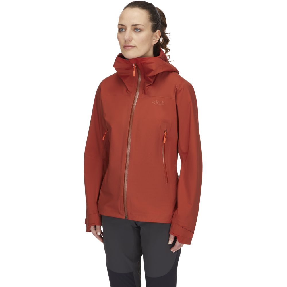 Rab Firewall Light Jacket Women's Tuscan Red QWG-93-TRD jassen online bestellen bij Kathmandu Outdoor & Travel