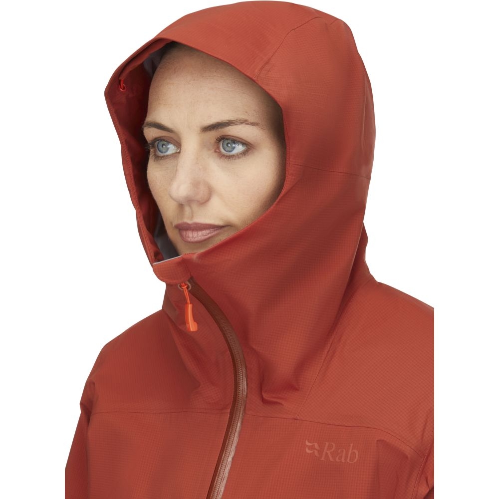 Rab Firewall Light Jacket Women's Tuscan Red QWG-93-TRD jassen online bestellen bij Kathmandu Outdoor & Travel