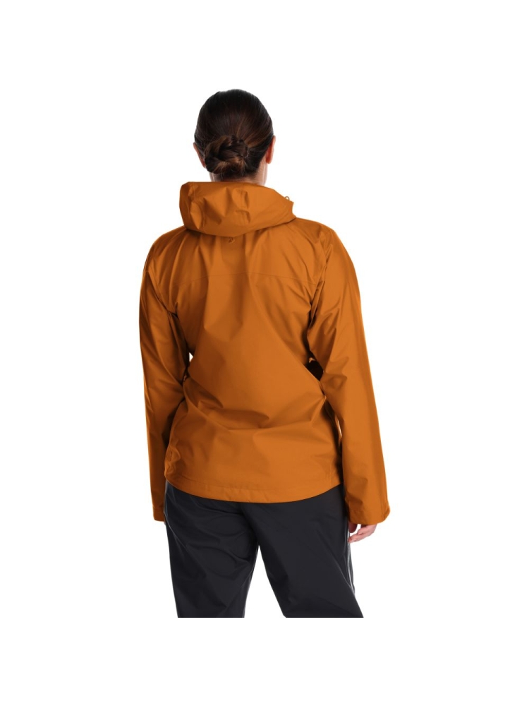Rab Downpour Eco Jacket Women's Marmalade QWG-83-MAM jassen online bestellen bij Kathmandu Outdoor & Travel
