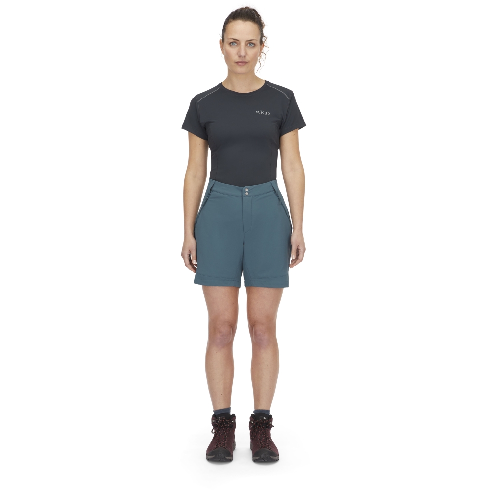 Rab Torque Mountain Shorts 8 Inch Women's Orion Blue QFV-97-ORB broeken online bestellen bij Kathmandu Outdoor & Travel