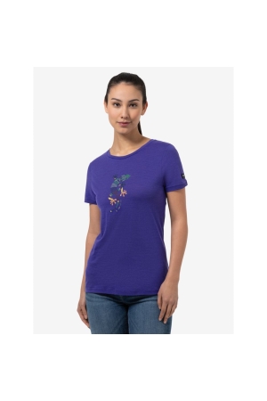 Super Natural El Gecko Women's Deep Blue/Various SNWP03146-25A shirts en tops online bestellen bij Kathmandu Outdoor & Travel