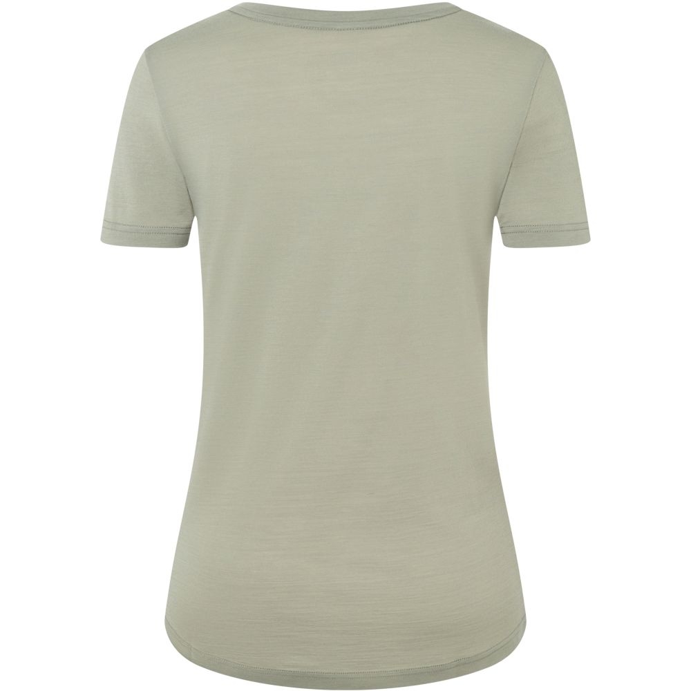 Super Natural I Love Climbing Tee Women's Dried Sage/Gin Fizz/Natural Wh SNWP03130-54B shirts en tops online bestellen bij Kathmandu Outdoor & Travel