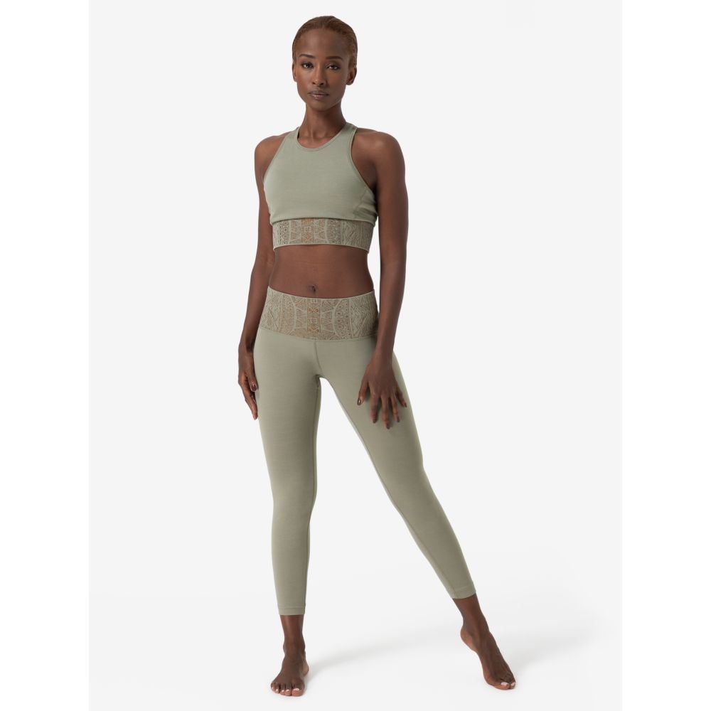 Super Natural Arabesque LF Top Women's Dried Sage/Copper SNW023370-75A shirts en tops online bestellen bij Kathmandu Outdoor & Travel
