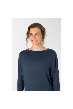 Super Natural Kula Top Women's Blue Iris Melange SNW006570-I22 shirts en tops online bestellen bij Kathmandu Outdoor & Travel