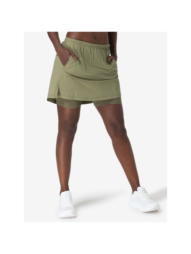 Super Natural Hiking Skirt Women's Aloe SNW021650-Z73 jurken en rokken online bestellen bij Kathmandu Outdoor & Travel