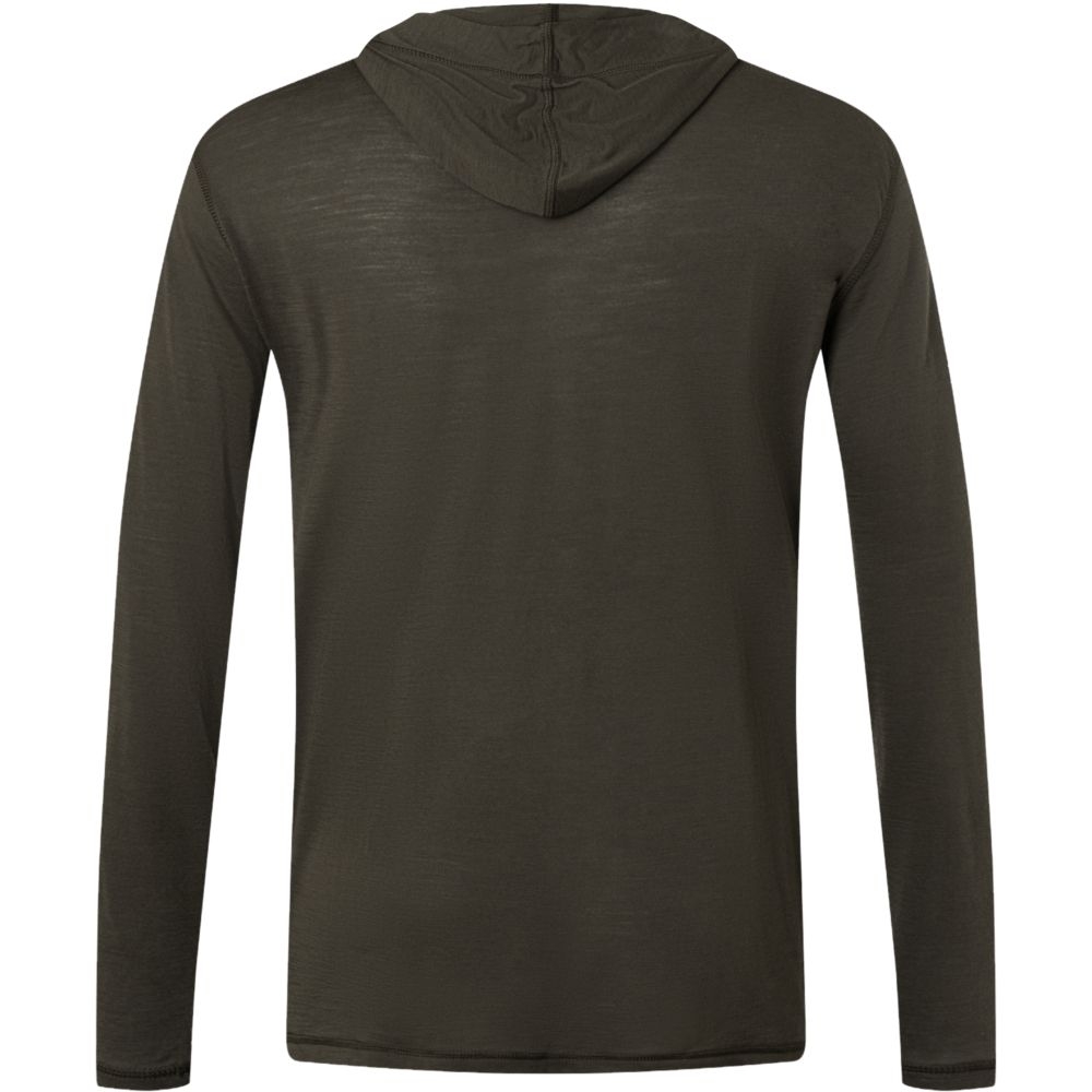 Super Natural Light Hoodie Black Ink SNM016580-X16 fleeces en truien online bestellen bij Kathmandu Outdoor & Travel