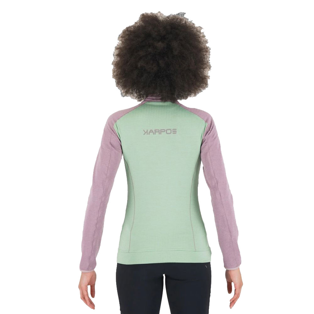 Karpos Ambrizzola F.Zip Women's Lichen/Nirvana 2532063-14 fleeces en truien online bestellen bij Kathmandu Outdoor & Travel