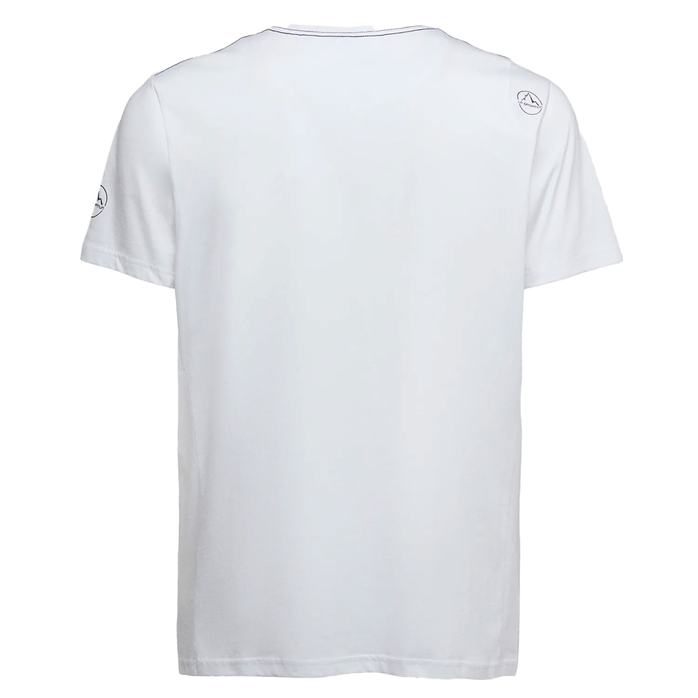 La Sportiva Van T-Shirt White/Deep Sea H47-000643 shirts en tops online bestellen bij Kathmandu Outdoor & Travel