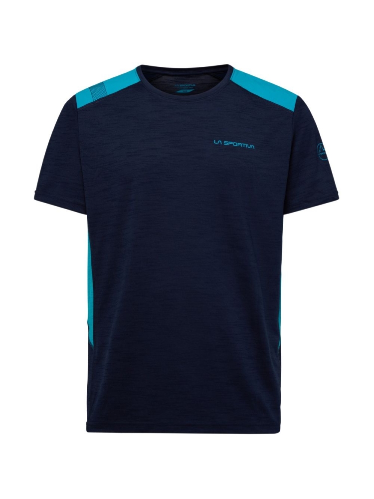 La Sportiva Embrace T-Shirt Sea/Tropic Blue P49-643614 shirts en tops online bestellen bij Kathmandu Outdoor & Travel