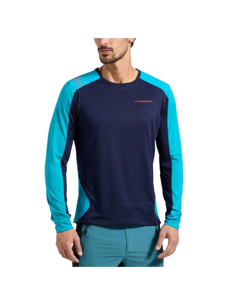 La Sportiva Beyond Long Sleeve Sea/Tropic Blue P51-643614 shirts en tops online bestellen bij Kathmandu Outdoor & Travel