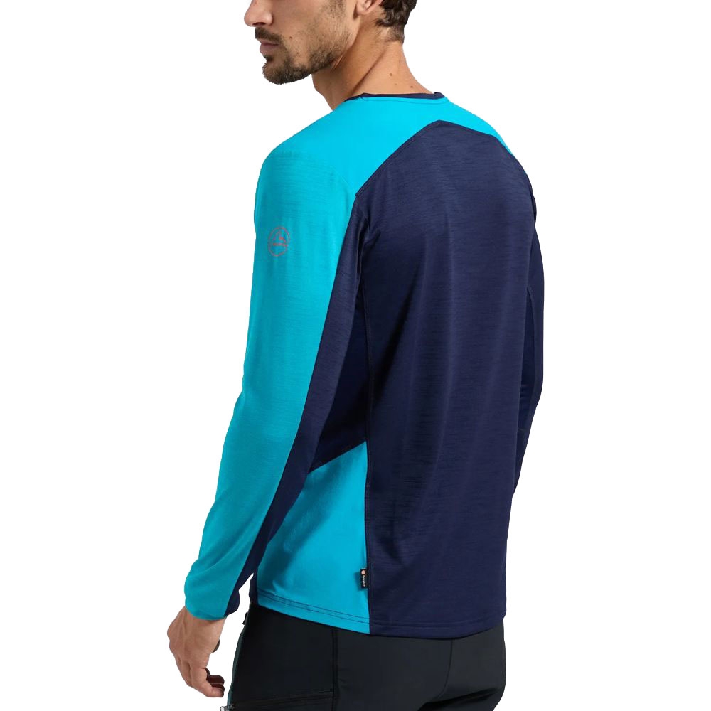 La Sportiva Beyond Long Sleeve Sea/Tropic Blue P51-643614 shirts en tops online bestellen bij Kathmandu Outdoor & Travel