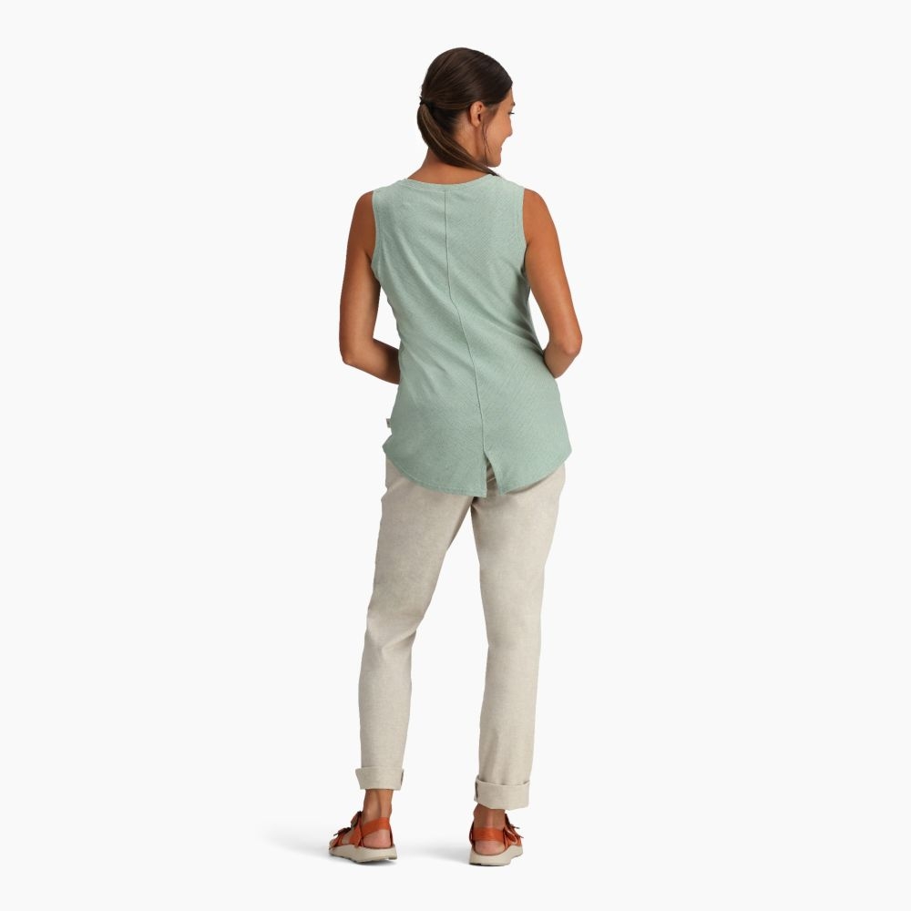 Royal Robbins Vacationer Tank Women's Sage Leaf Str Y611015-344 shirts en tops online bestellen bij Kathmandu Outdoor & Travel