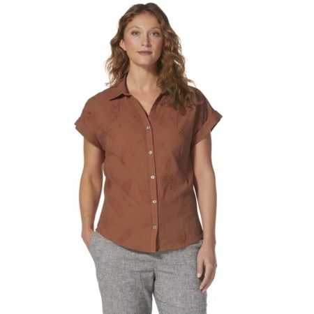 Royal Robbins  Oasis Short Sleeve Women's Baked Clay