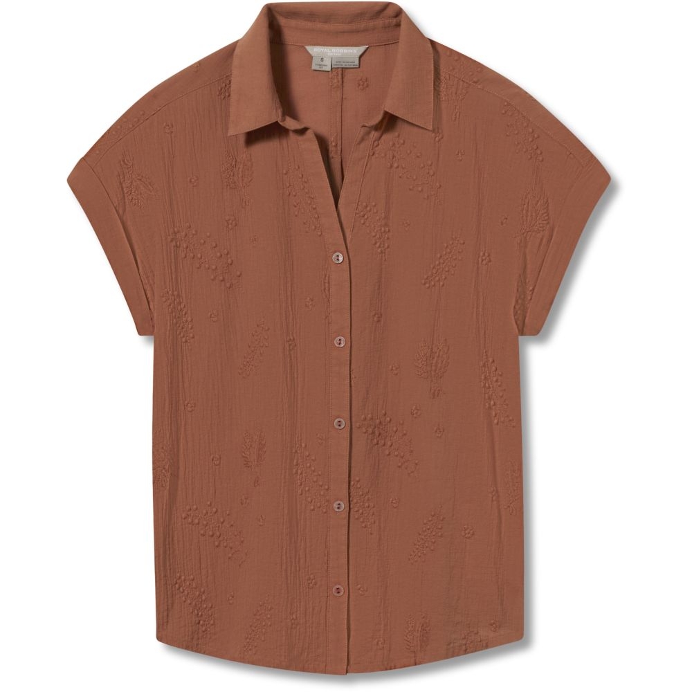 Royal Robbins Oasis Short Sleeve Women's Baked Clay Y621018-916 shirts en tops online bestellen bij Kathmandu Outdoor & Travel