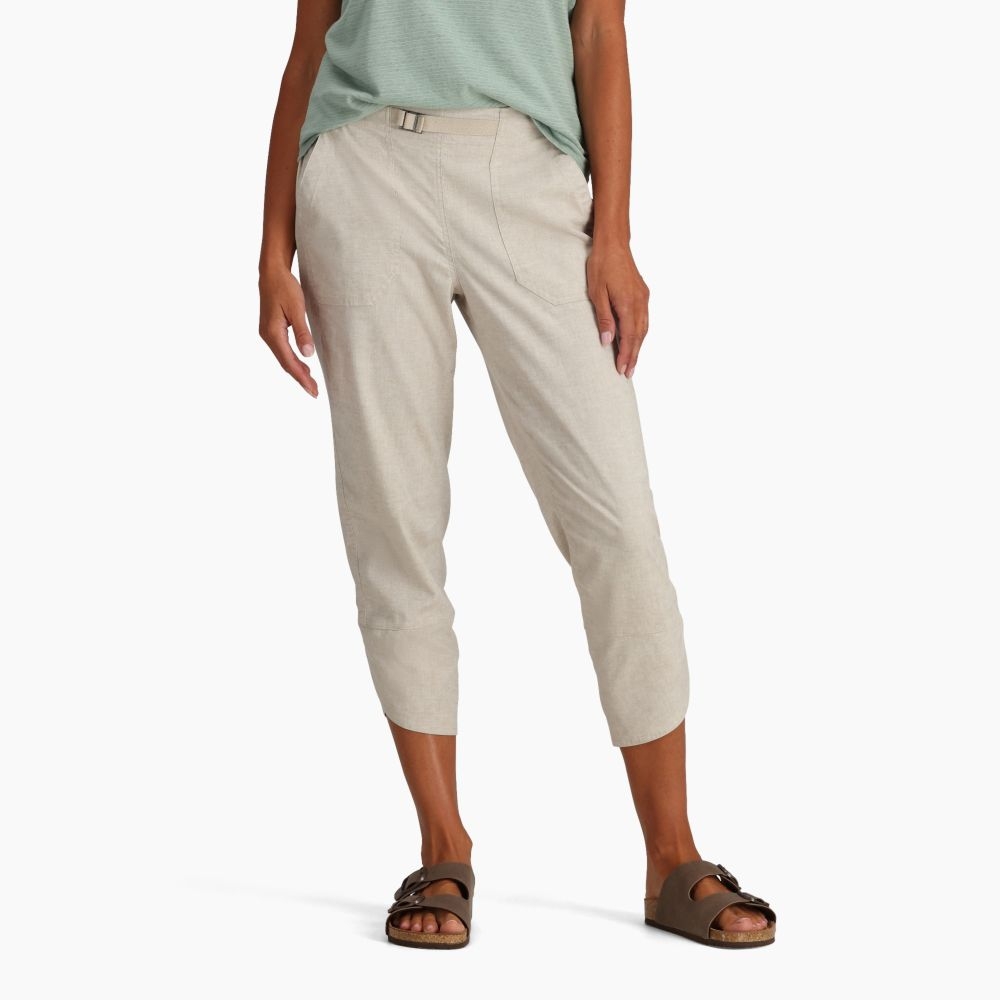 Royal Robbins Hempline Capri Women's Blended Undyed Y624004-105 broeken online bestellen bij Kathmandu Outdoor & Travel