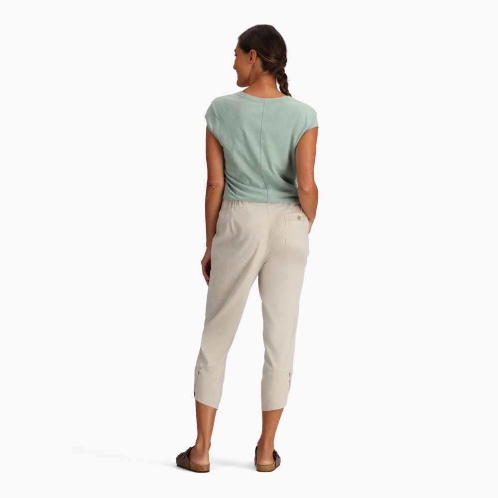 Royal Robbins Hempline Capri Women's Blended Undyed Y624004-105 broeken online bestellen bij Kathmandu Outdoor & Travel