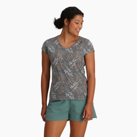Royal Robbins  Featherweight Tee Women's Turbulence Usla Pt