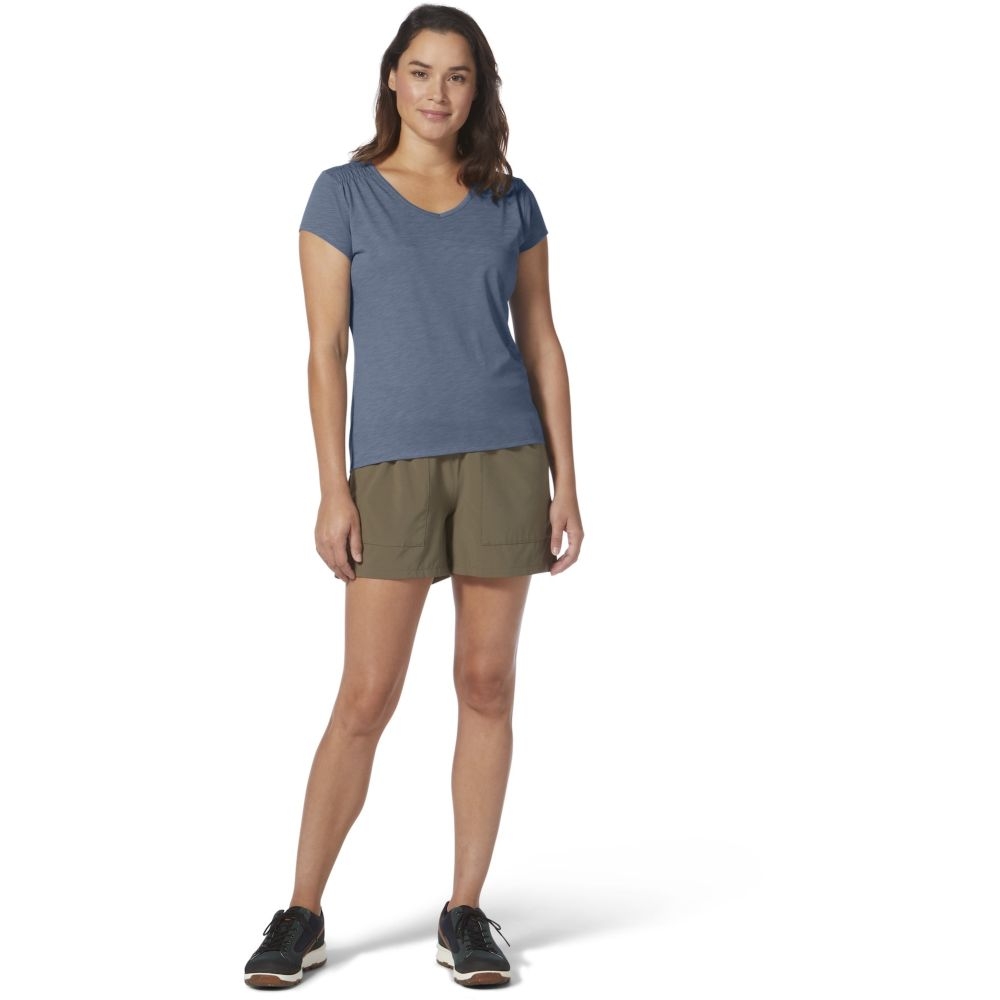 Royal Robbins Featherweight Slub Tee Women's Sea Y611013S-762 shirts en tops online bestellen bij Kathmandu Outdoor & Travel