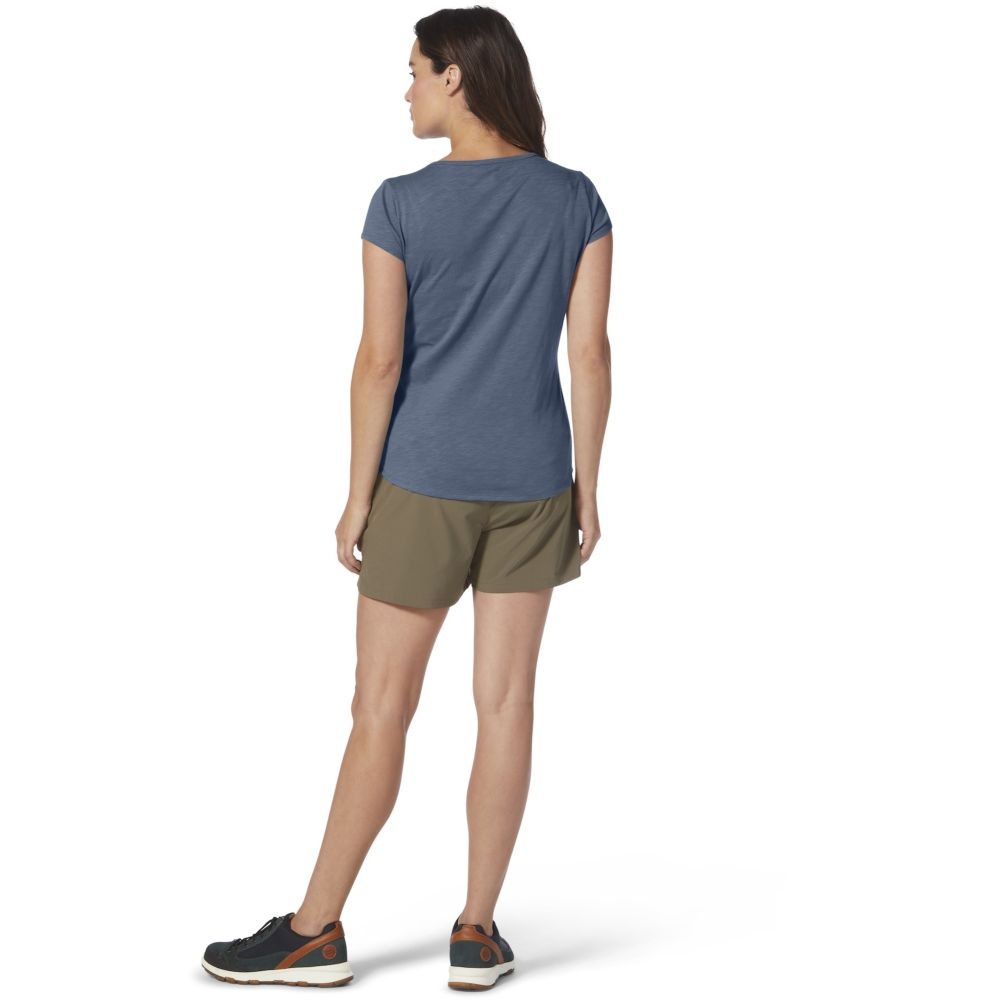 Royal Robbins Featherweight Slub Tee Women's Sea Y611013S-762 shirts en tops online bestellen bij Kathmandu Outdoor & Travel