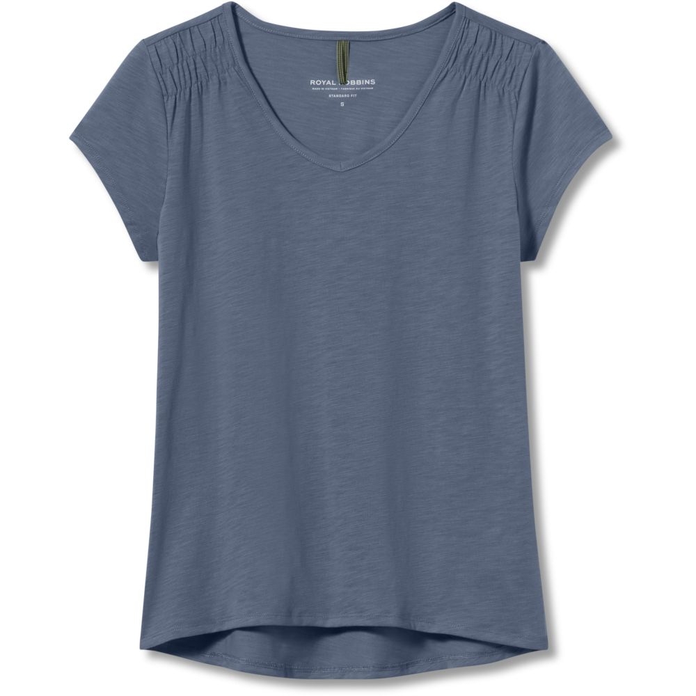 Royal Robbins Featherweight Slub Tee Women's Sea Y611013S-762 shirts en tops online bestellen bij Kathmandu Outdoor & Travel