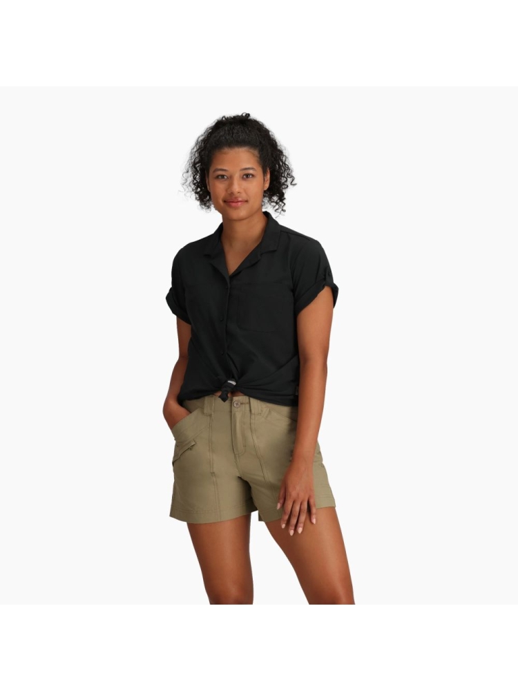 Royal Robbins Spotless Evolution Meadow Short Sleeve Women's Jet Black Y321009-37 shirts en tops online bestellen bij Kathmandu Outdoor & Travel