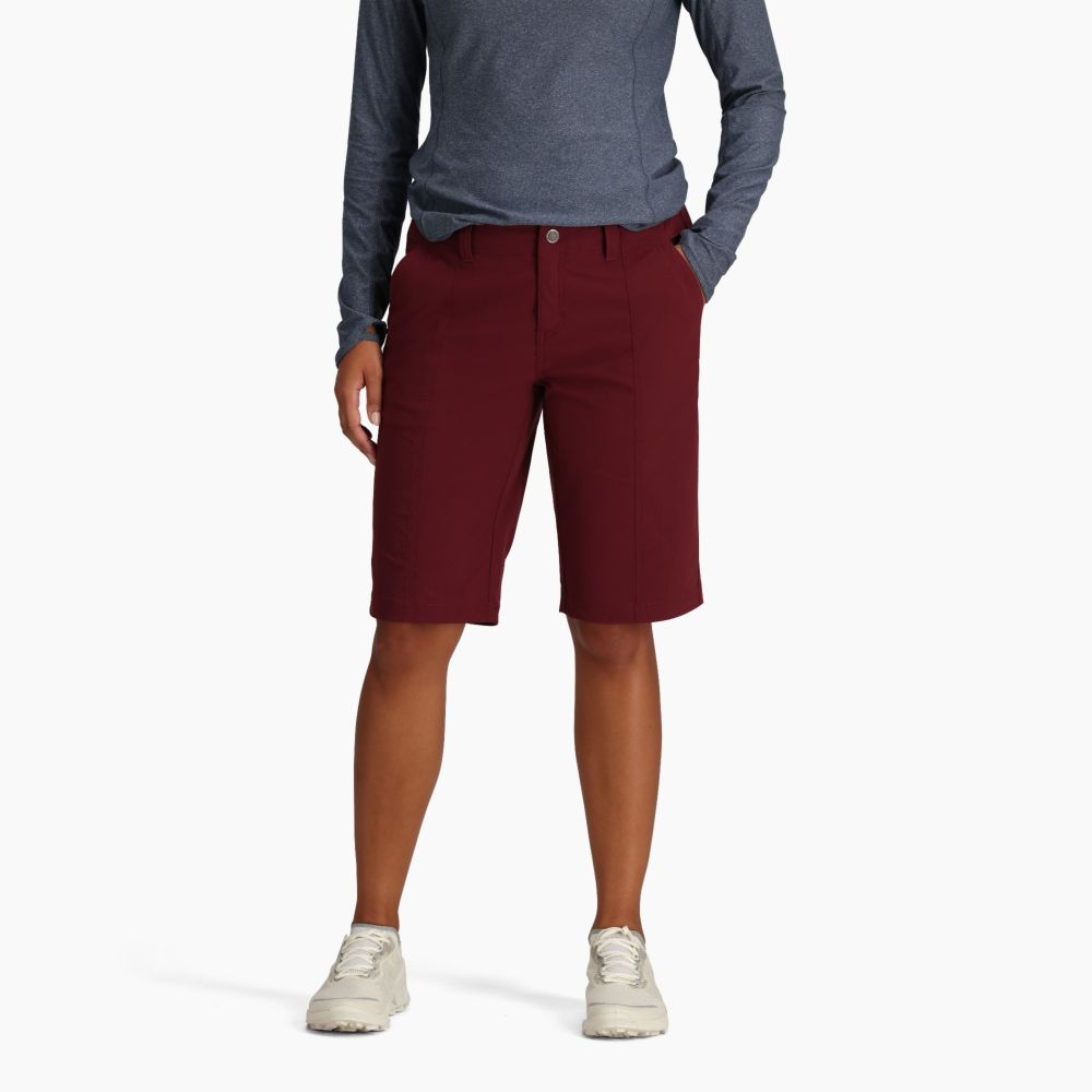 Royal Robbins Discovery III Bermuda Women's Burnt Grape Y33121-596 broeken online bestellen bij Kathmandu Outdoor & Travel