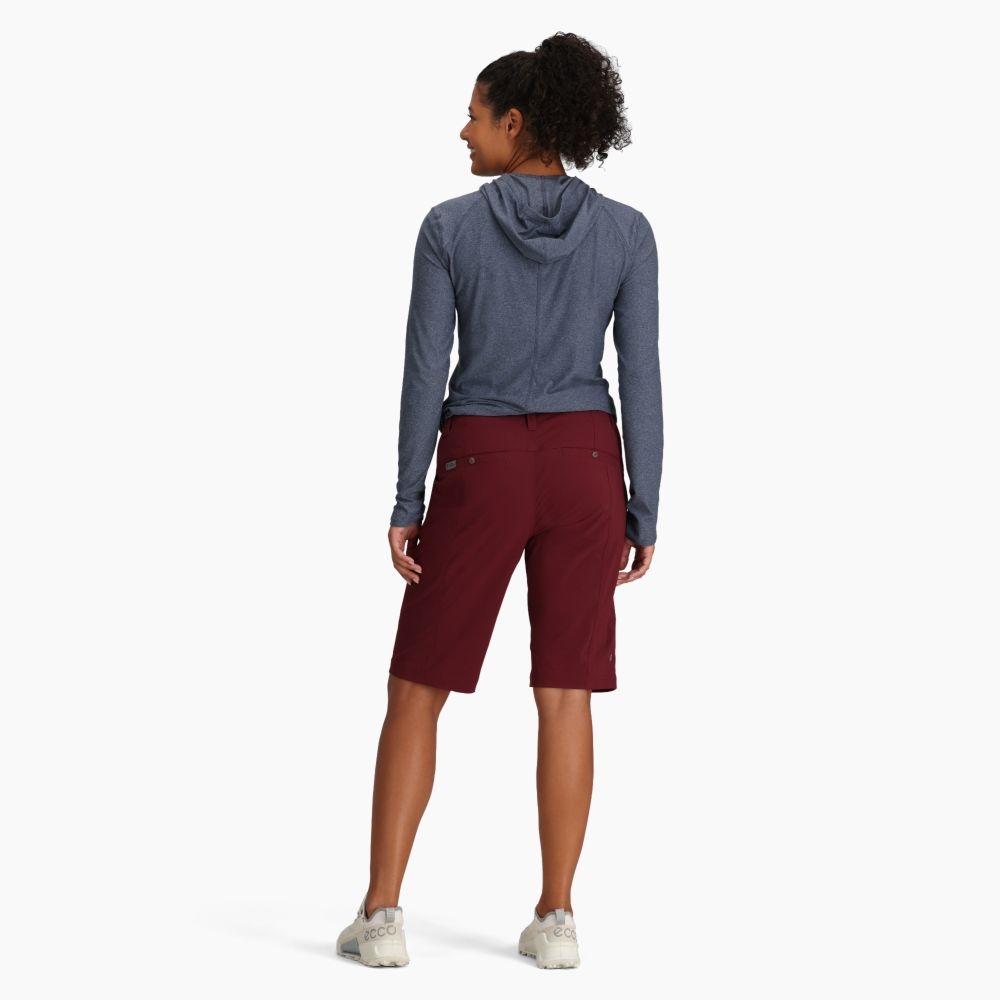 Royal Robbins Discovery III Bermuda Women's Burnt Grape Y33121-596 broeken online bestellen bij Kathmandu Outdoor & Travel