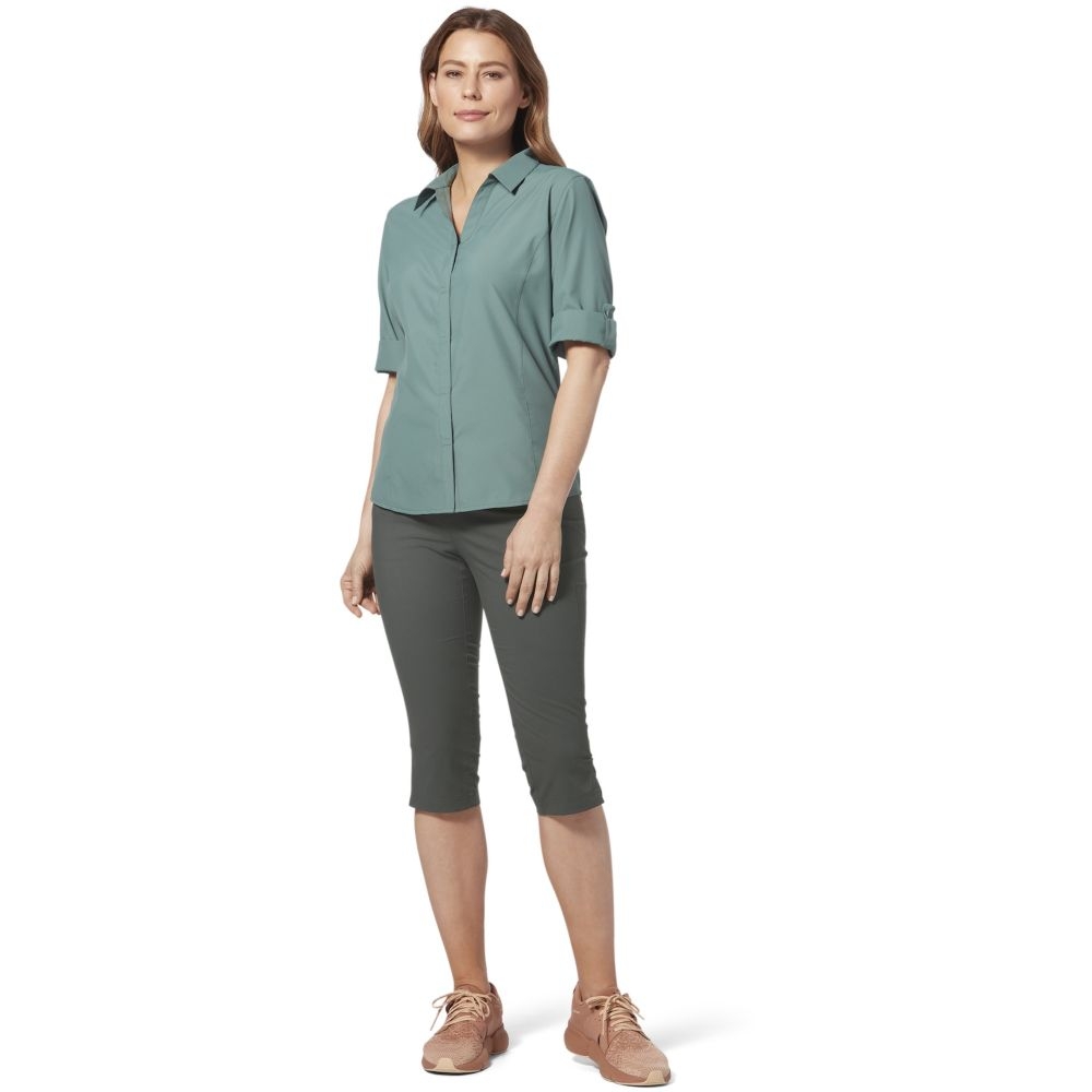 Royal Robbins Jammer II Capri Women's Asphalt Y34182-568 broeken online bestellen bij Kathmandu Outdoor & Travel