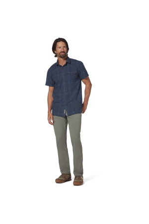 Royal Robbins Hempline Spaced S/S  Collins Blue Y721021-751 shirts en tops online bestellen bij Kathmandu Outdoor & Travel