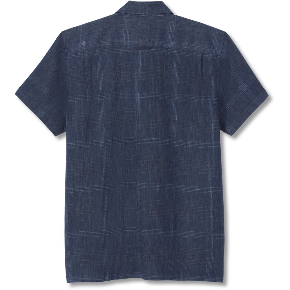 Royal Robbins Hempline Spaced S/S  Collins Blue Y721021-751 shirts en tops online bestellen bij Kathmandu Outdoor & Travel