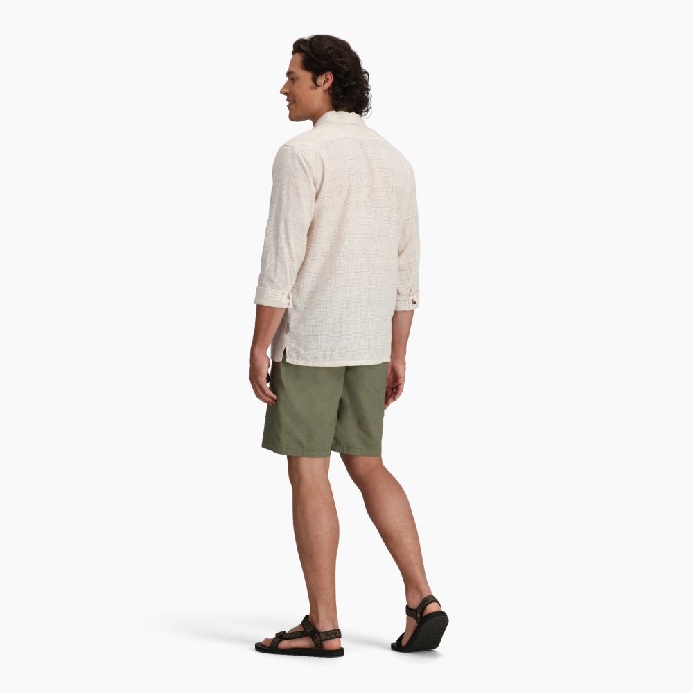 Royal Robbins Hempline Spaced L/S Blended Undyed Y722035-105 shirts en tops online bestellen bij Kathmandu Outdoor & Travel