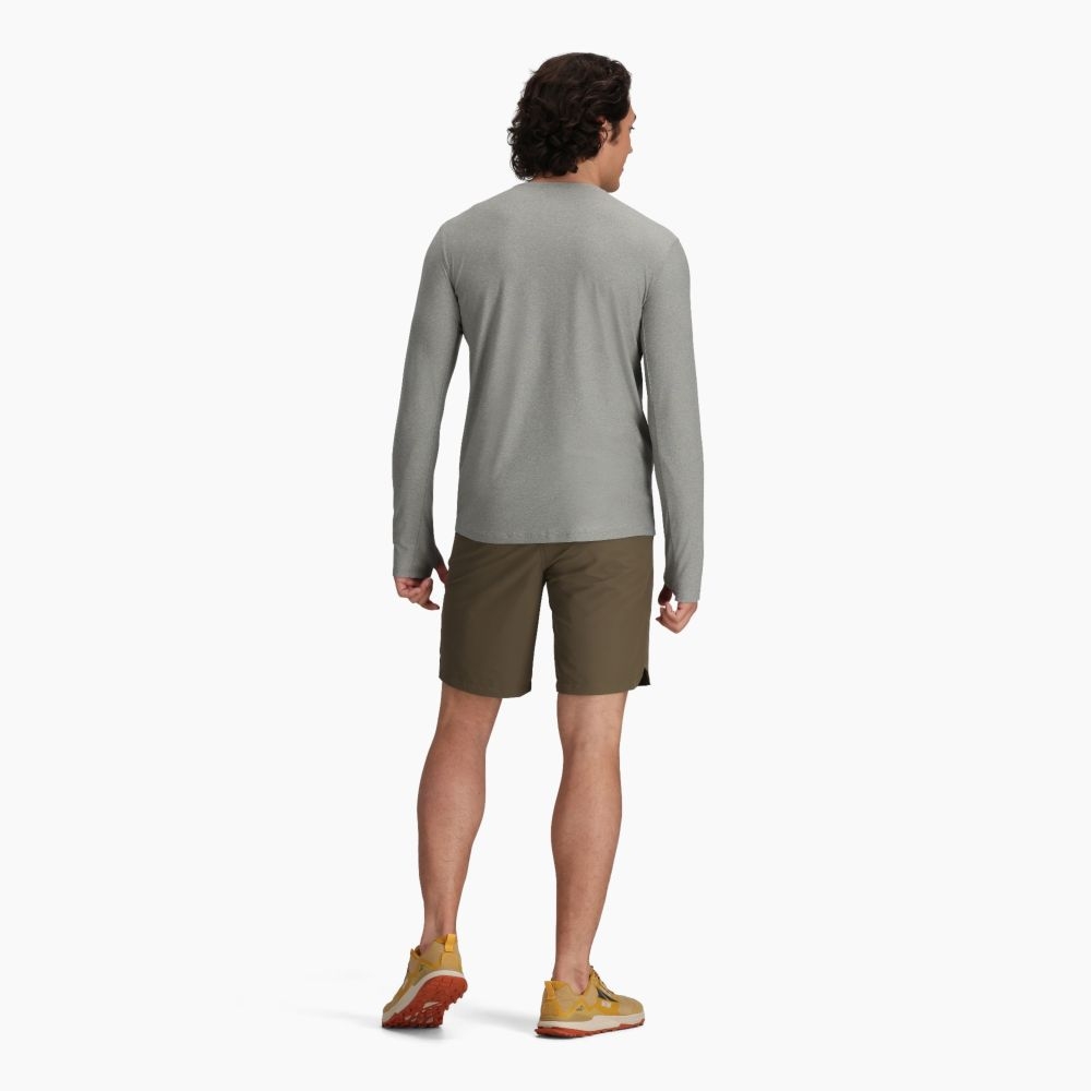 Royal Robbins Amp Lite Crew Long sleeve Lt Pewter Htr Y412034-612 shirts en tops online bestellen bij Kathmandu Outdoor & Travel