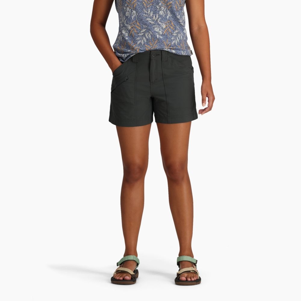 Royal Robbins Backcountry Pro II Short Women's Charcoal Y323009-18 broeken online bestellen bij Kathmandu Outdoor & Travel
