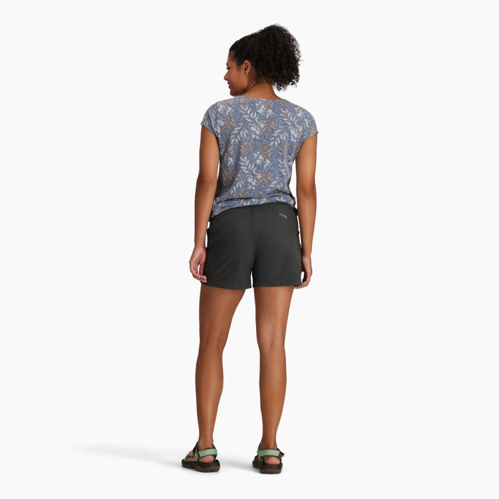 Royal Robbins Backcountry Pro II Short Women's Charcoal Y323009-18 broeken online bestellen bij Kathmandu Outdoor & Travel