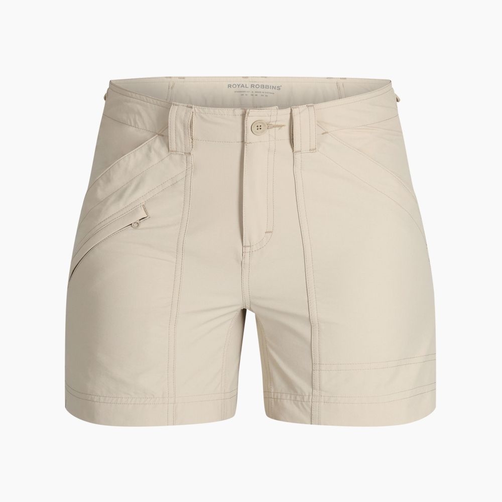 Royal Robbins Backcountry Pro II Short Women's Lt Khaki Y323009-132 broeken online bestellen bij Kathmandu Outdoor & Travel