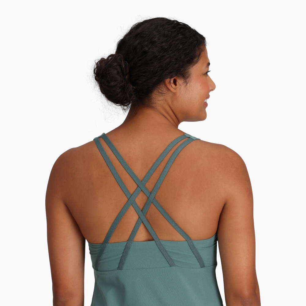 Royal Robbins Spotless Evolution Tank Dress Women's Sea Pine Y326012-349 jurken en rokken online bestellen bij Kathmandu Outdoor & Travel